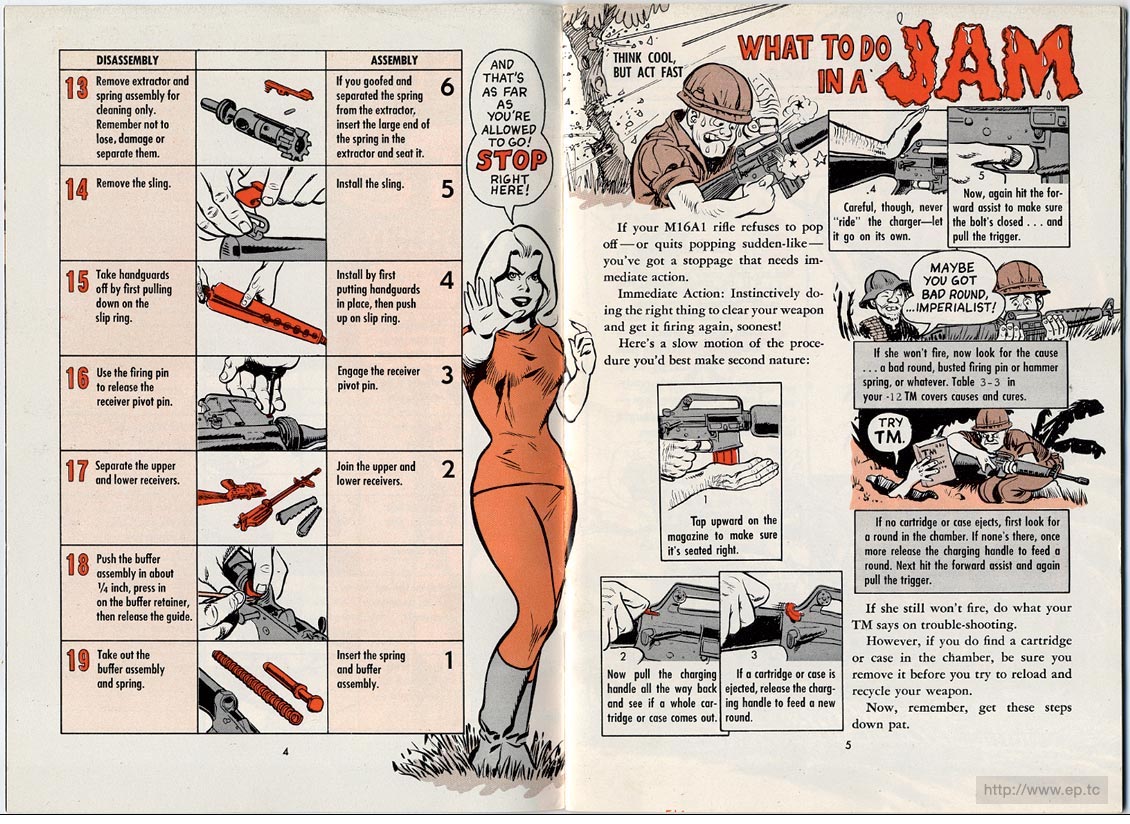 The Will Eisner M-16 U.S. Army Rifle Maintenance Booklet (1968) 1