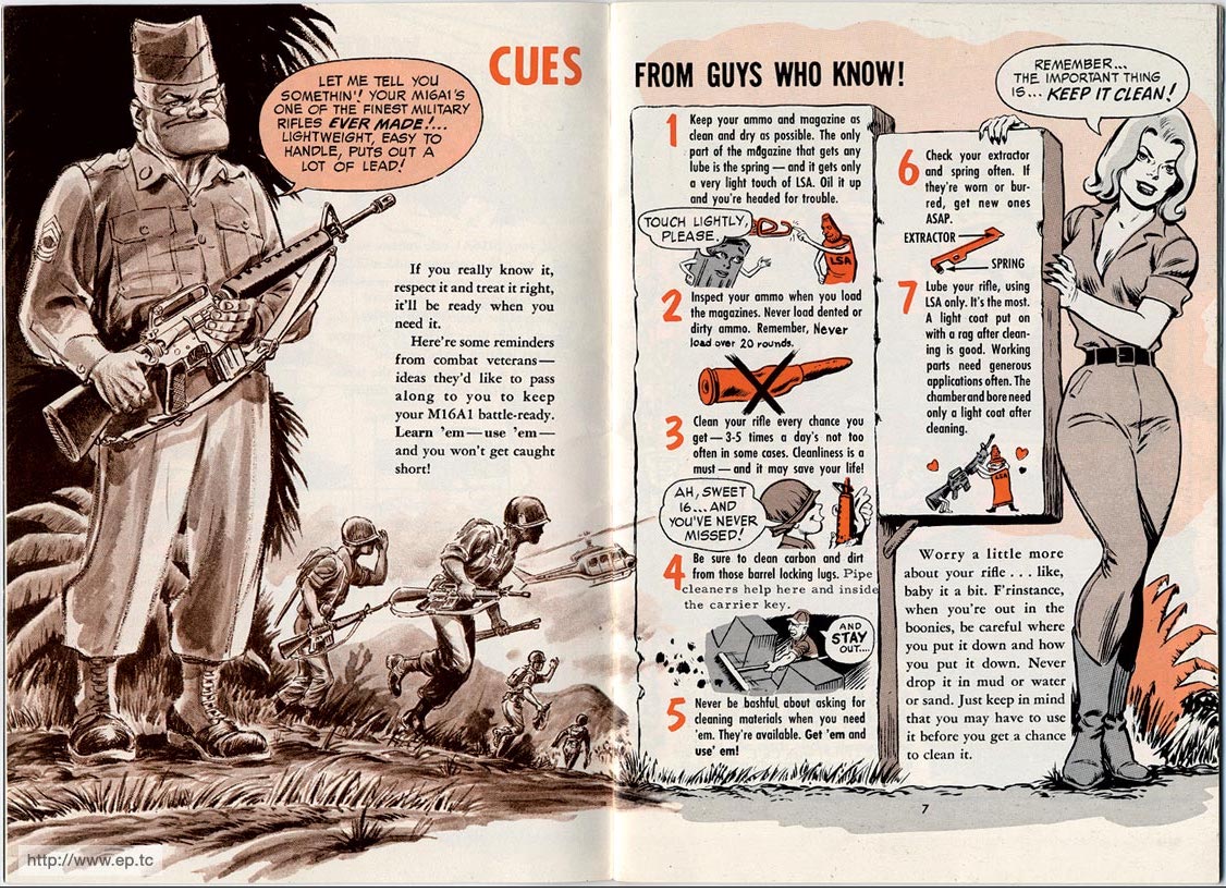 The Will Eisner M-16 U.S. Army Rifle Maintenance Booklet (1968) 1