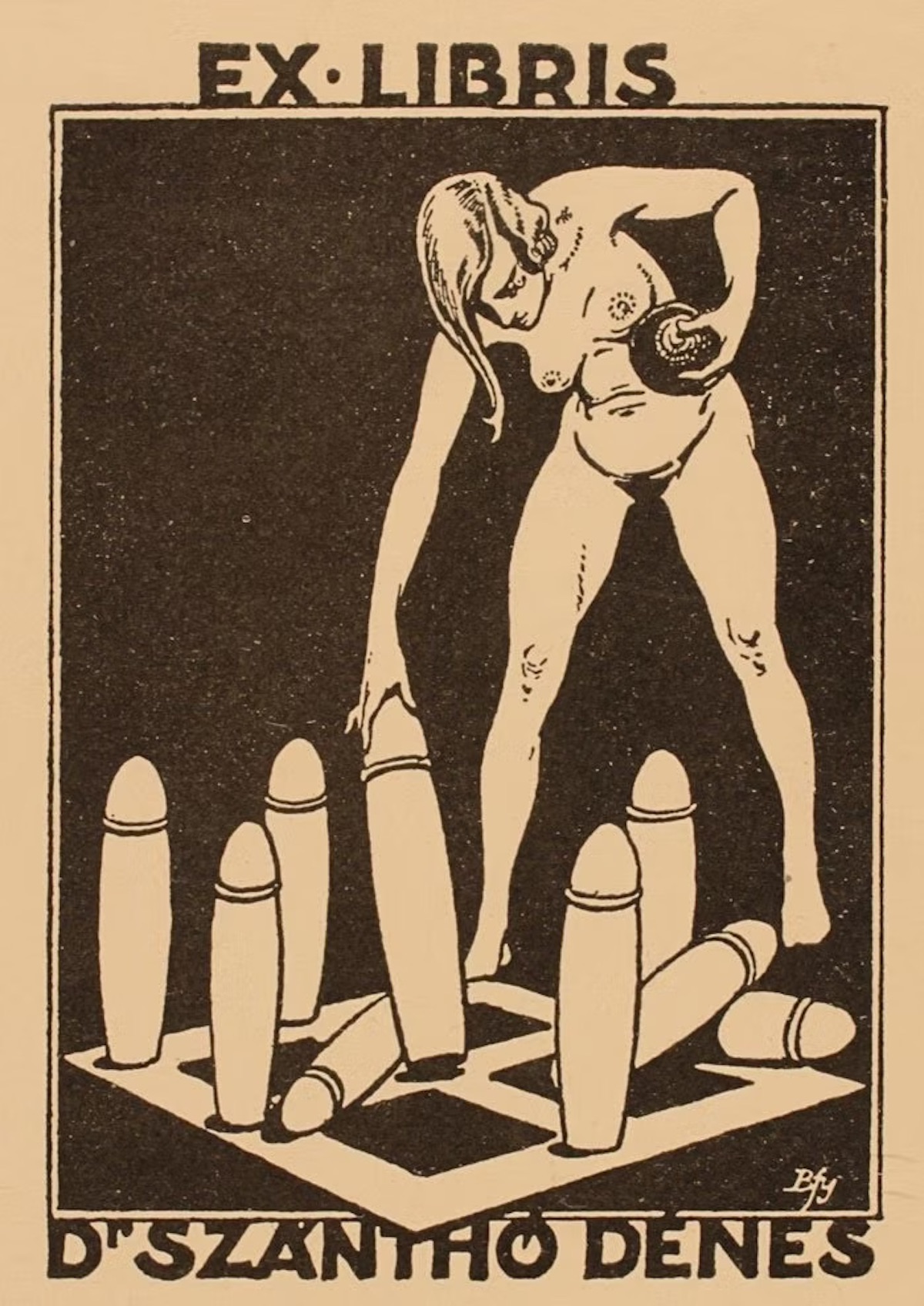 erotic ex libris 