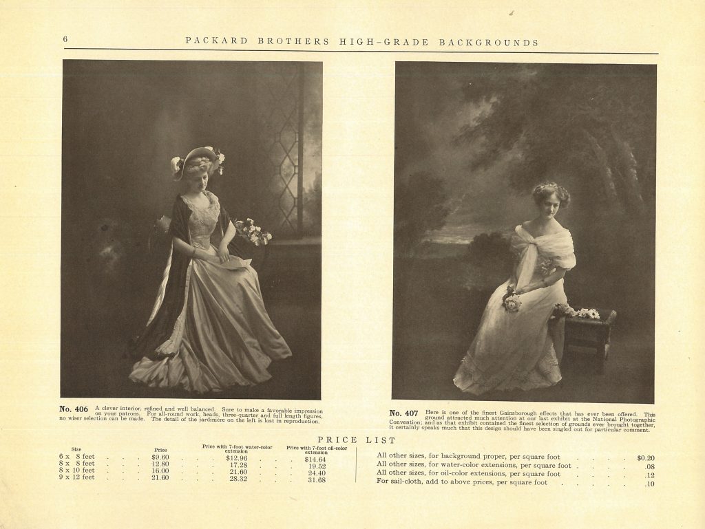 Robey-French Co., Boston. Catalog of High-Grade Backgrounds for the Photographer