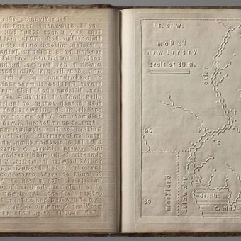 US Atlas for the Blind, 1837