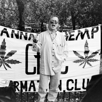 Free Cannabis on Speakers Corner, September 2000