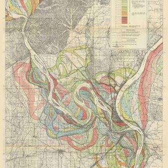 Harold Fisk Maps the History of the Mississippi River, 1944