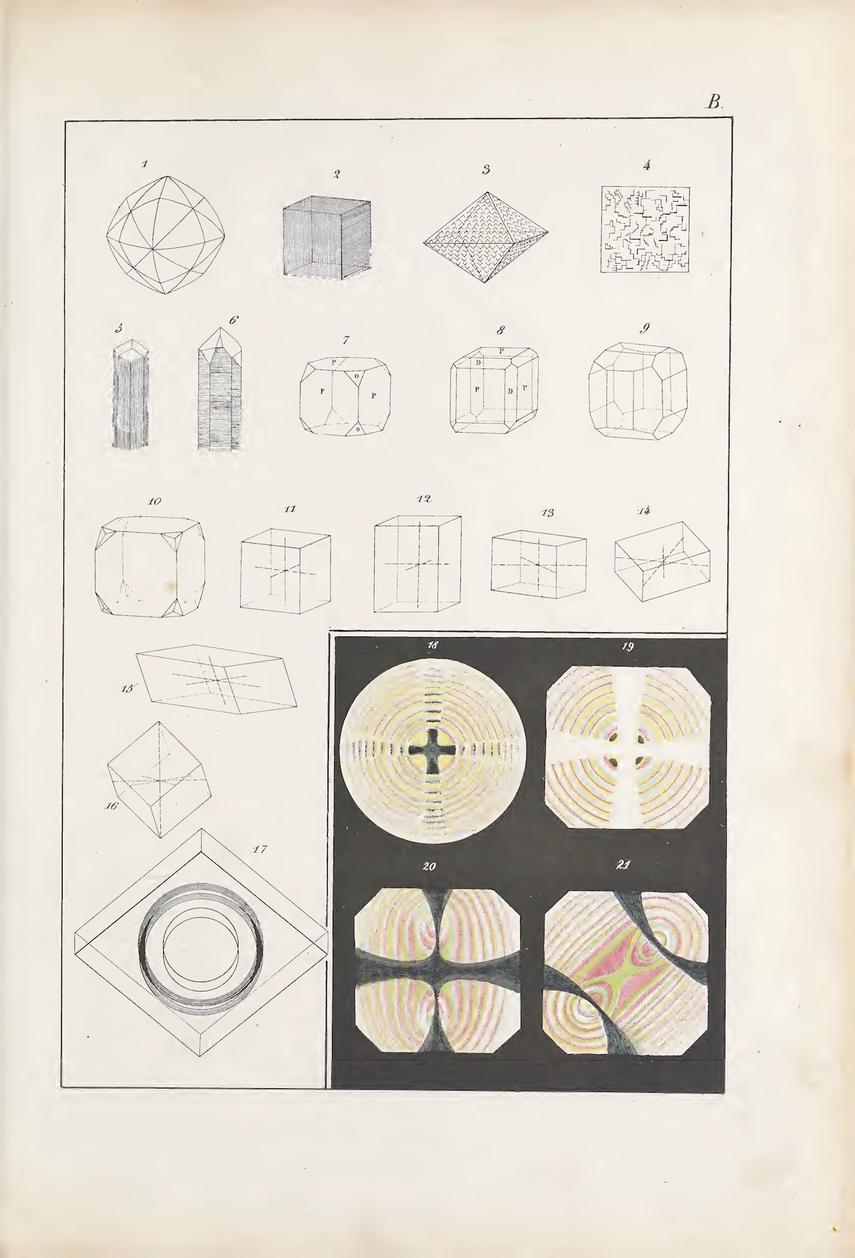  No CopyrightPublic Domain PDF ZIP of full-sized JPGs Johann Gottlob von Kurr (1798-1870) published Das Mineralreich in Bildern