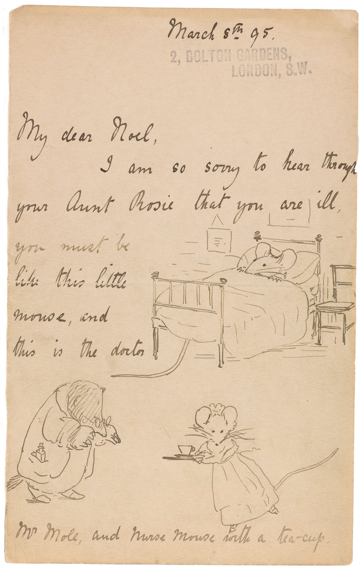 Beatrix Potter Peter Rabbit letters