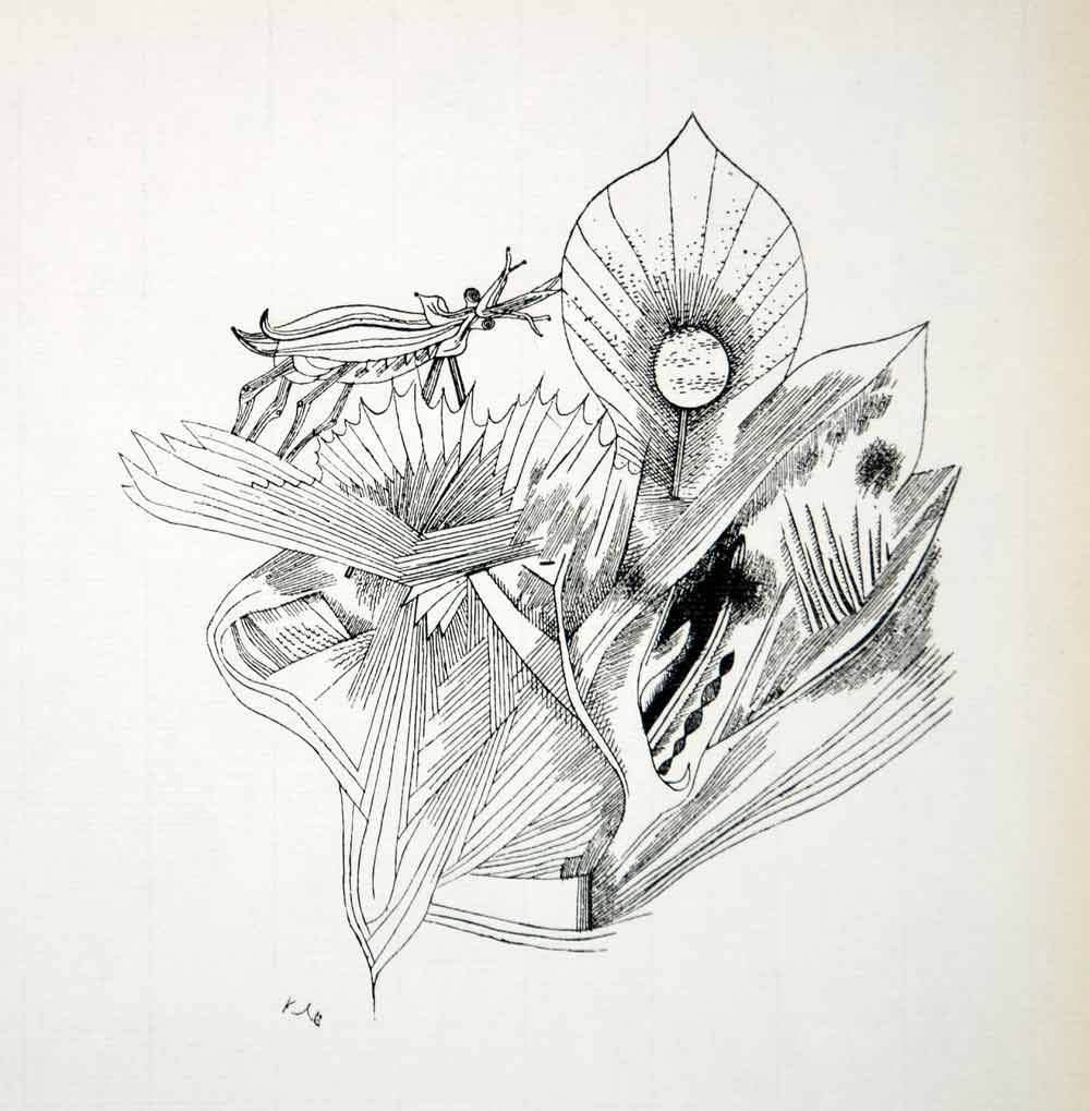 Paul Klee Beetle Der Kafer Flower, 1958