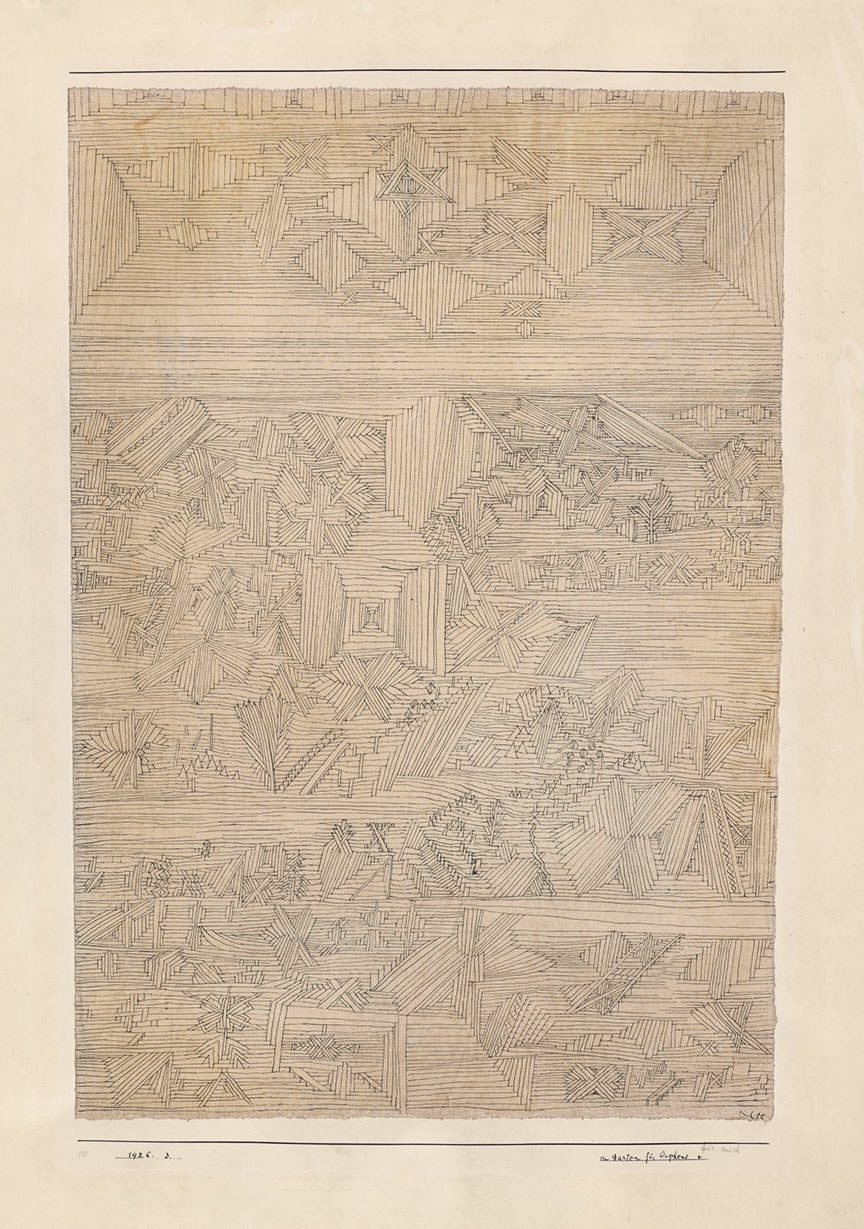 Ein Garten für Orpheus, Paul Klee, 1926