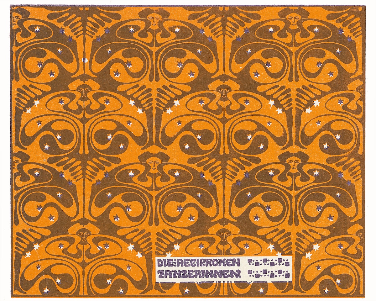Tapete Astarta from Die Quelle by Koloman Moser 1, 1901