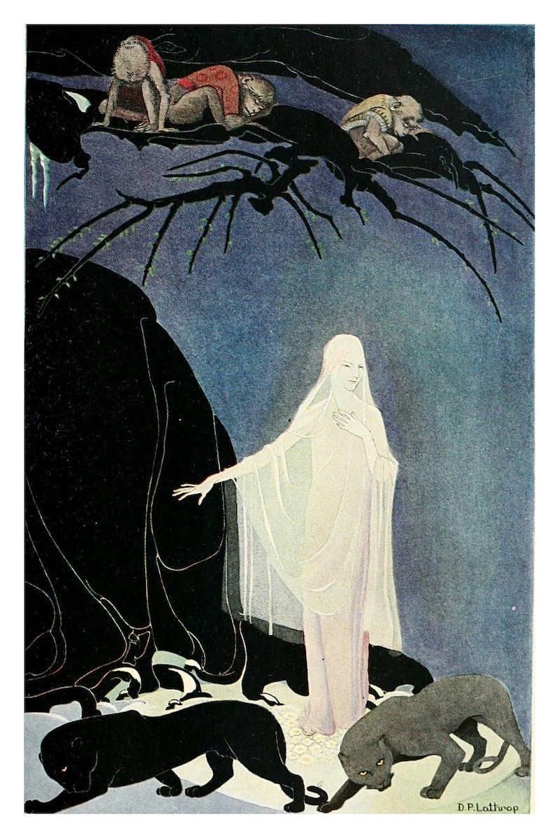 Dorothy Pulis Lathrop Illustrations For Walter de la Mare The Three Mulla-Mulgars