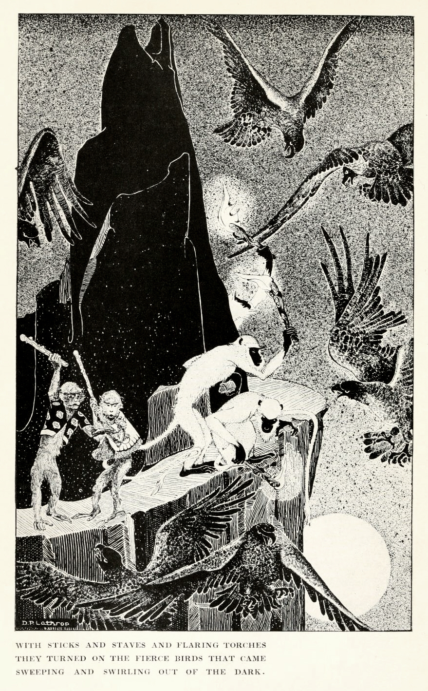 Dorothy Pulis Lathrop Illustrations For Walter de la Mare The Three Mulla-Mulgars