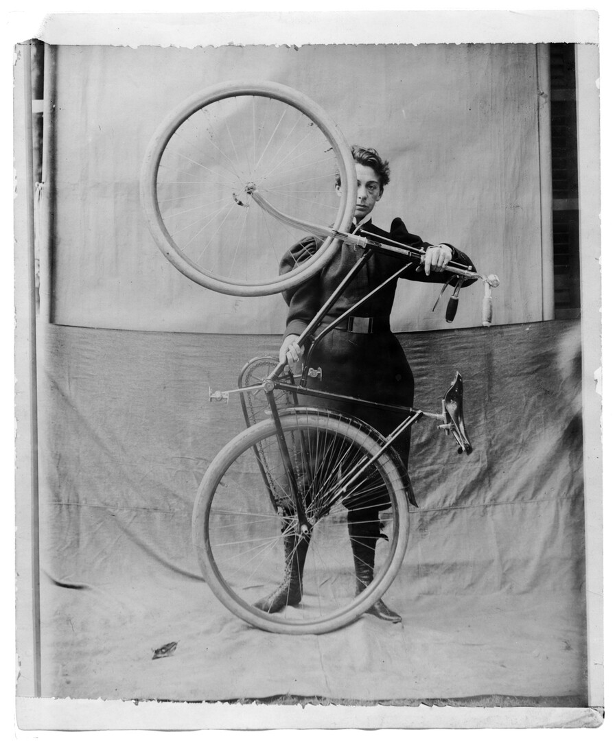 Bicycling for Ladies, Alice Austen, 1896