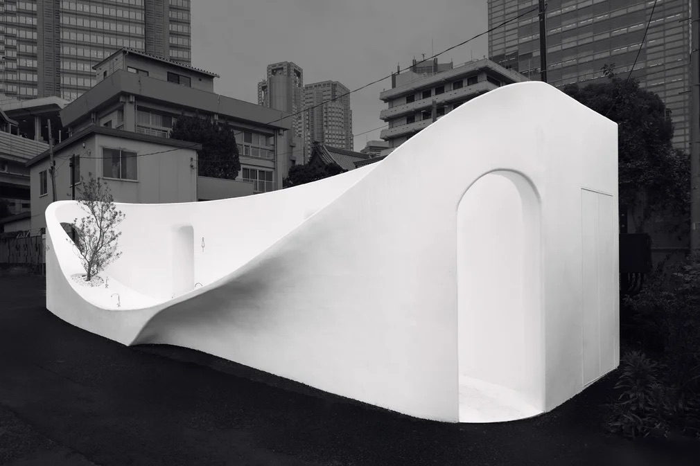 Public toilets in Shibuya Tokyo Sou Fujimoto.