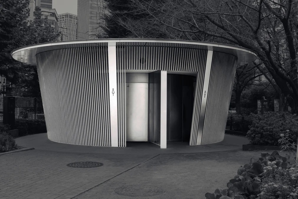 Public toilets in Shibuya Tokyo Tadao Ando.