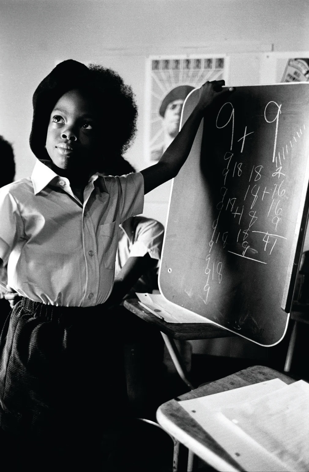 Black Panther child, Oakland, California, 1971
