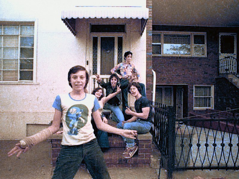 Brooklyn Stoop in 1976 Boro Park