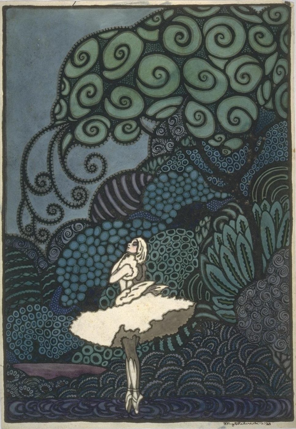 Joseph Rous Paget-Fredericks (1903-1963), ‘Anna Pavlova - Swan Lake’, 1941