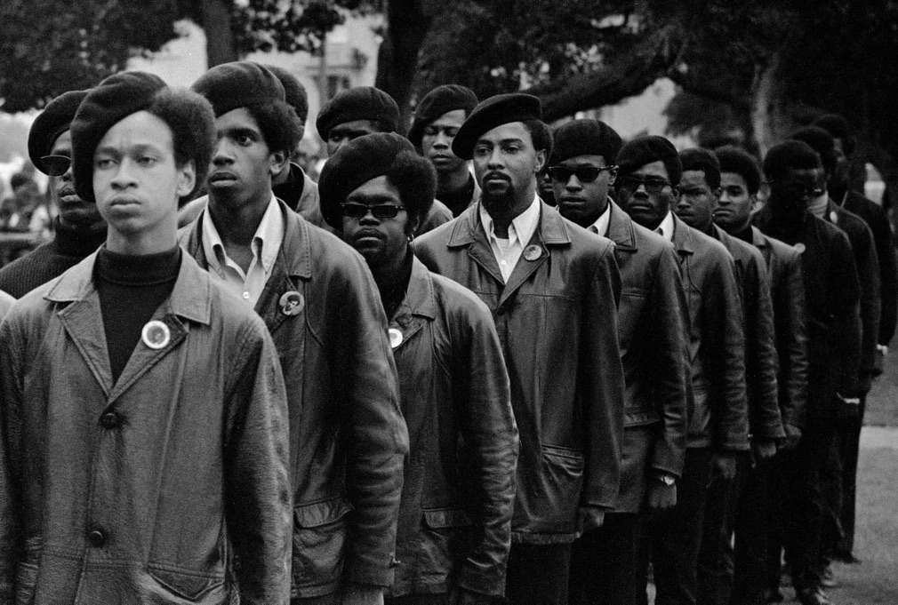 Panthers on parade, Oakland, California 28 July 1968