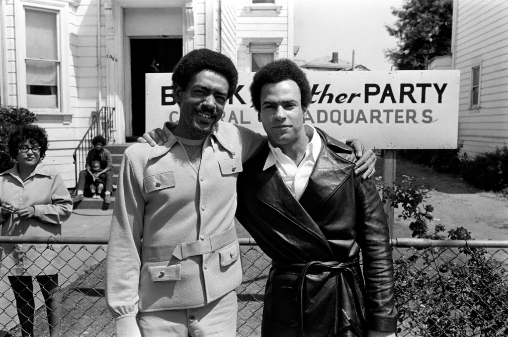 Party founders Seale and Newton, Oakland, California, 1971