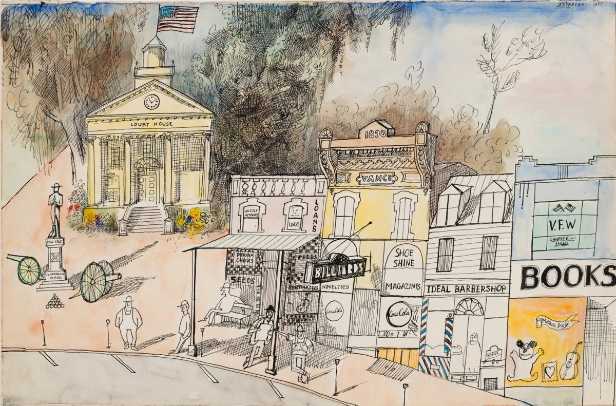 Saul Steinberg- The South, 1955