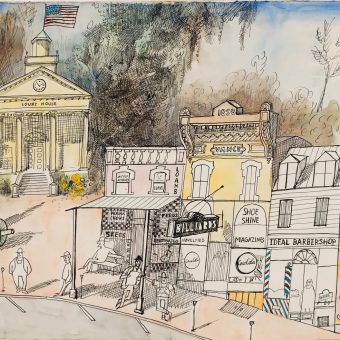 Saul Steinberg Draws A Line Into Your Brain