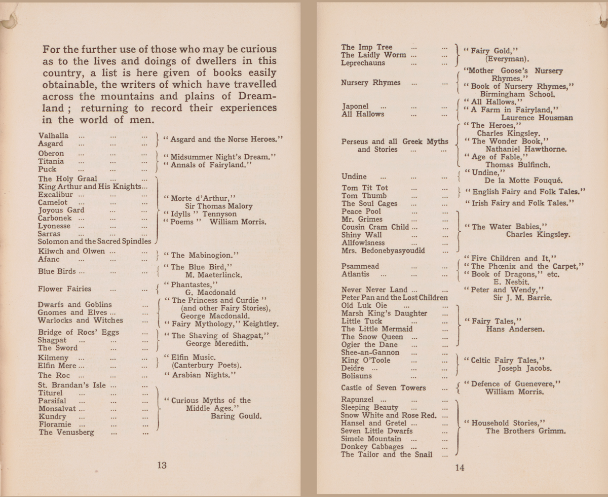 map of fairyland bernard sleigh