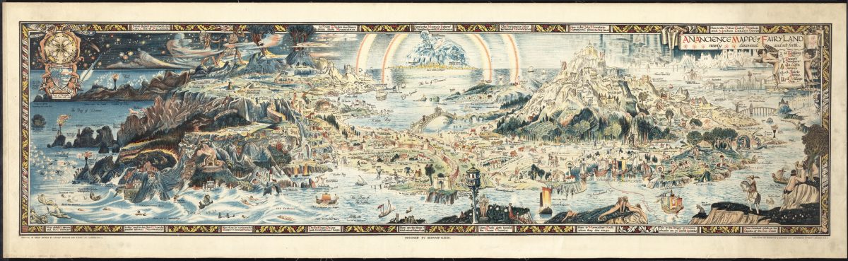 An Anciente Mappe of Fairyland Bernard Sleigh