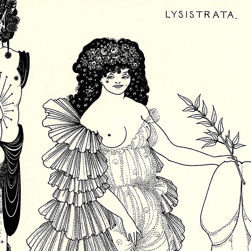 Rampant Women On Sex Strike: Aubrey Beardsley’s 8 Erotic Illustrations For Lysistrata, 1896