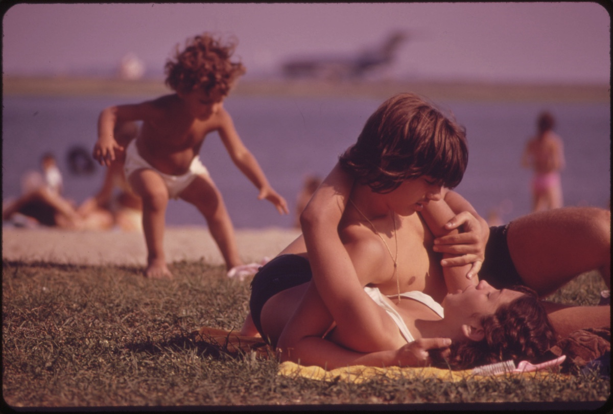 Constitution Beach - Within Sight and Sound of Logan Airport's Takeoff Runway 22r 07/1973
