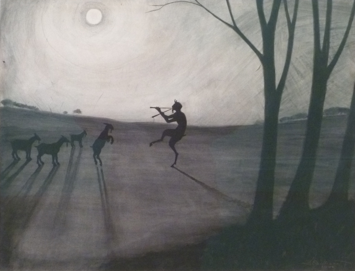 Faun_bij_maneschijn Léon_Spilliaert 1900