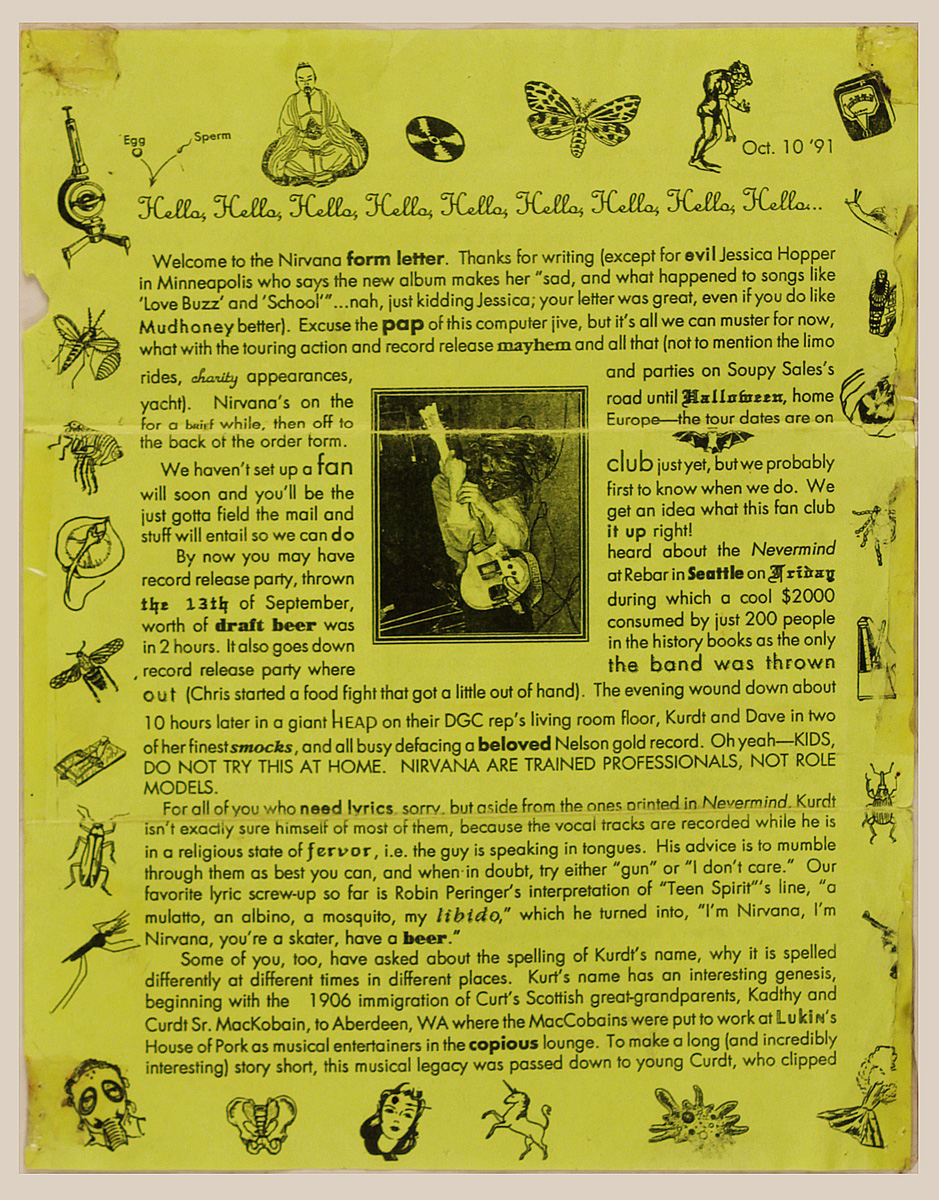 nirvana newsletter 