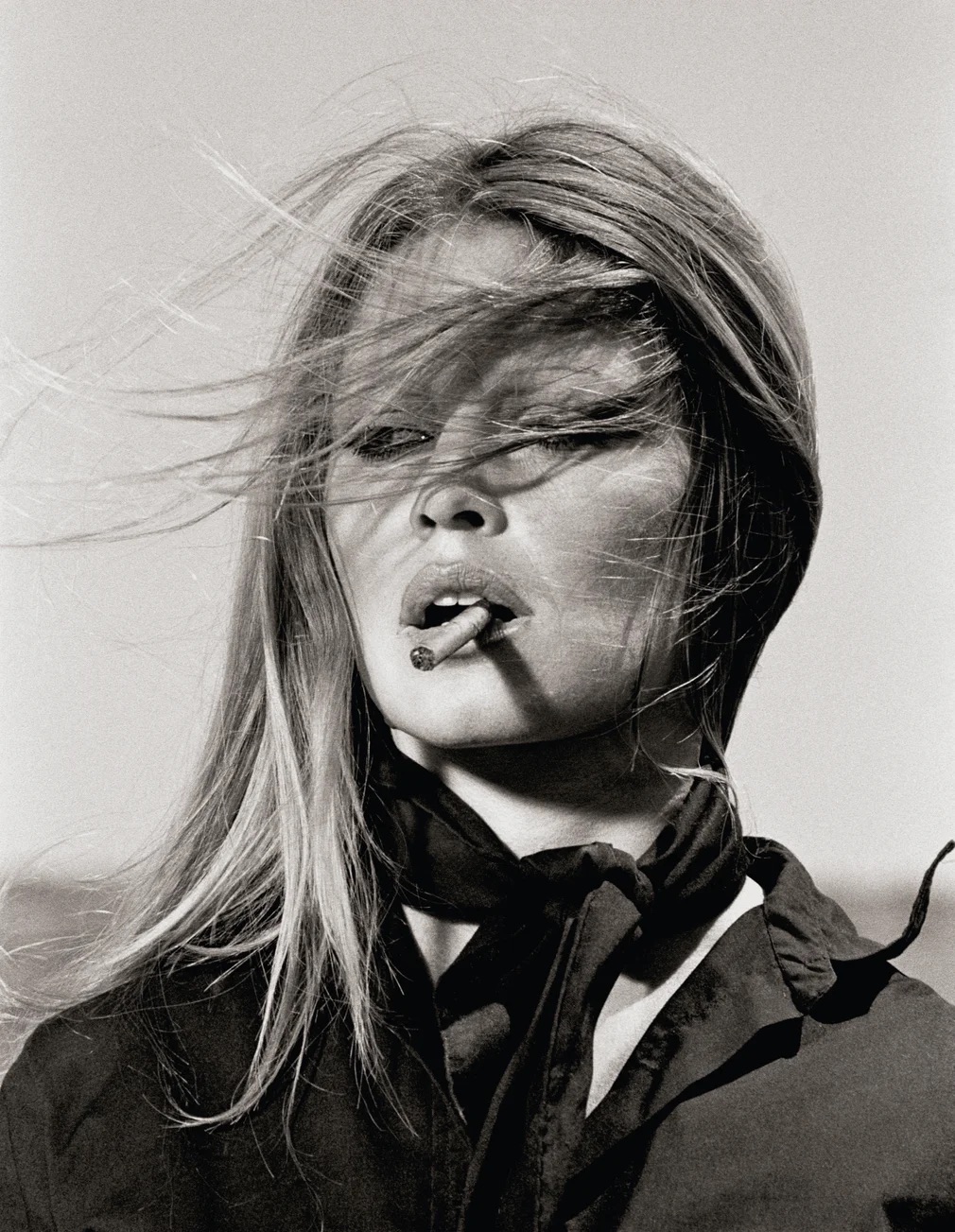 Brigitte Bardot on the set of Les Petroleuses, Spain, 1971