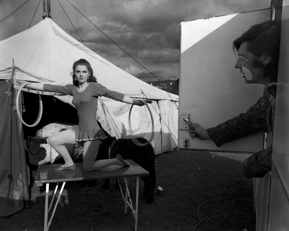 Carol and Pete Jolly, Jolly’s Mini Circus, Fishguard, 1974