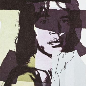10 Portraits of Mick Jagger by Andy Warhol, 1975