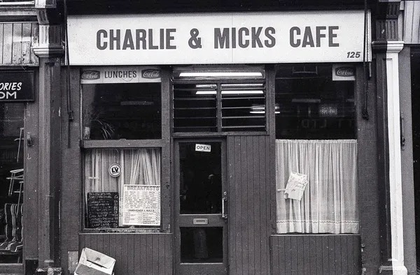 EastEnd cafe and shops 1975 