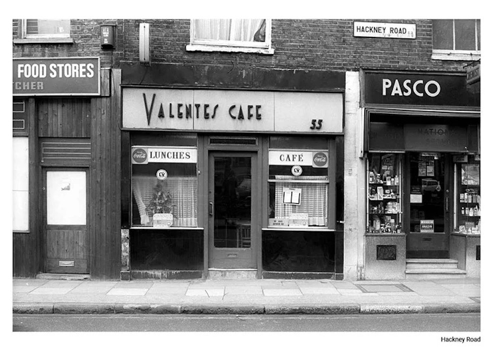 East End cafes and shops 1975 