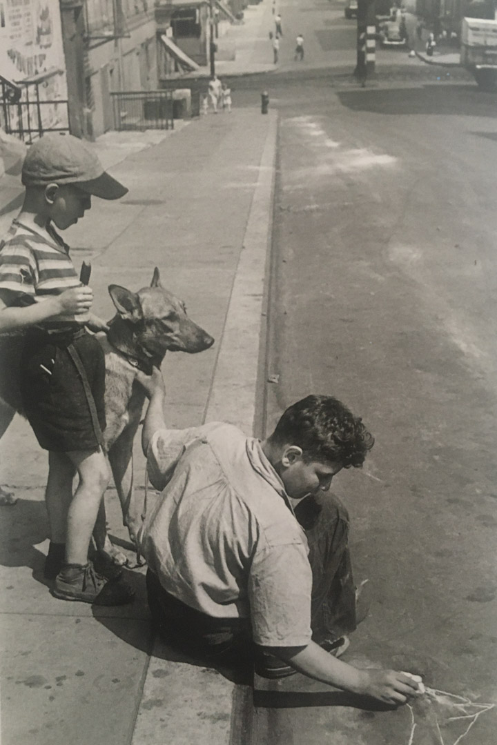 Helen Levitt chalk