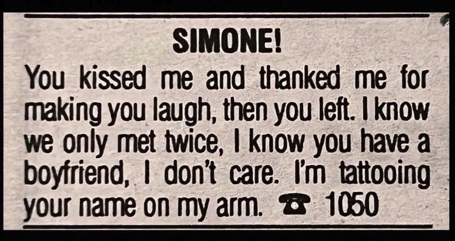 Long Lost Personal Ads