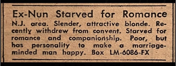 Long Lost Personal Ads