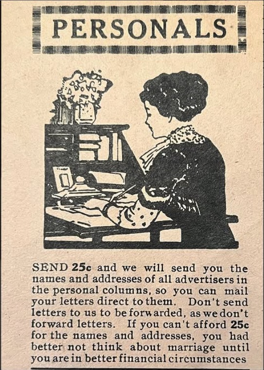 Long Lost Personal Ads