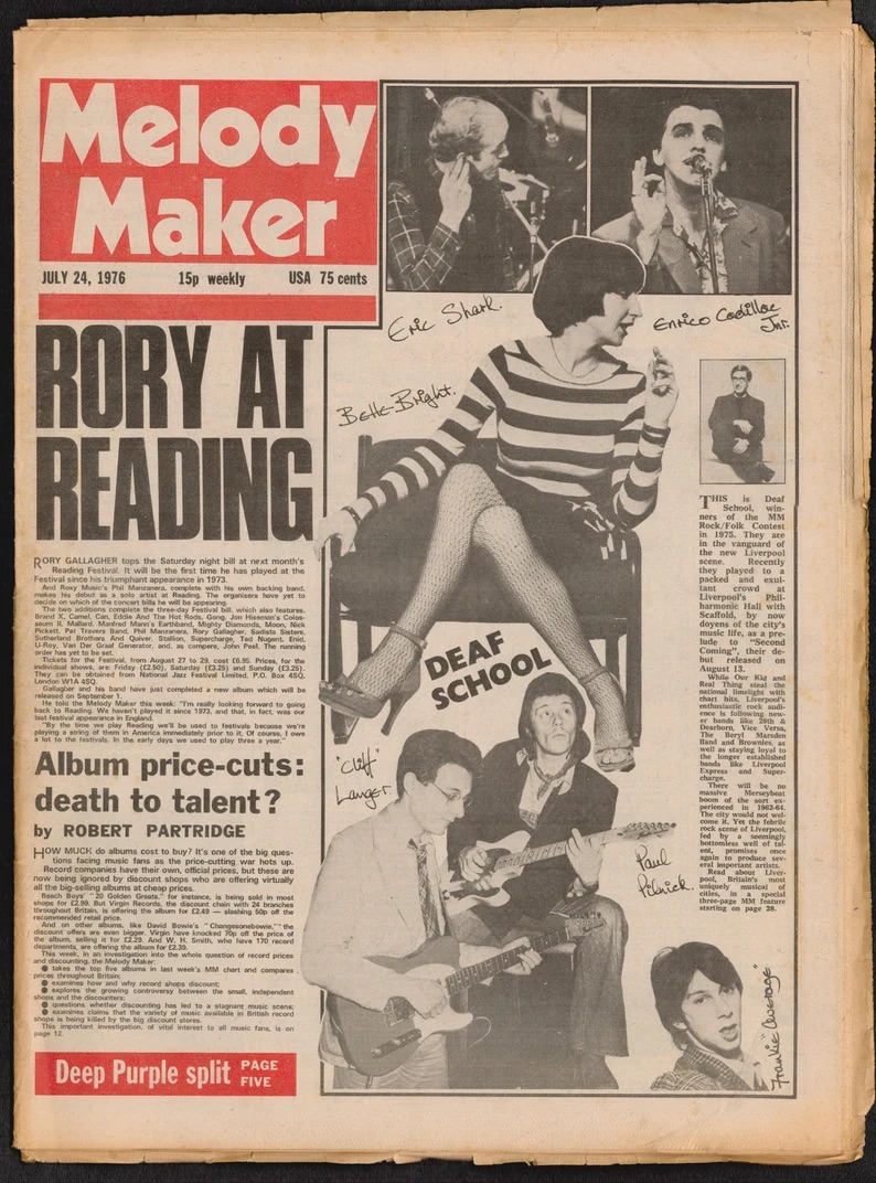 melody maker morrissey