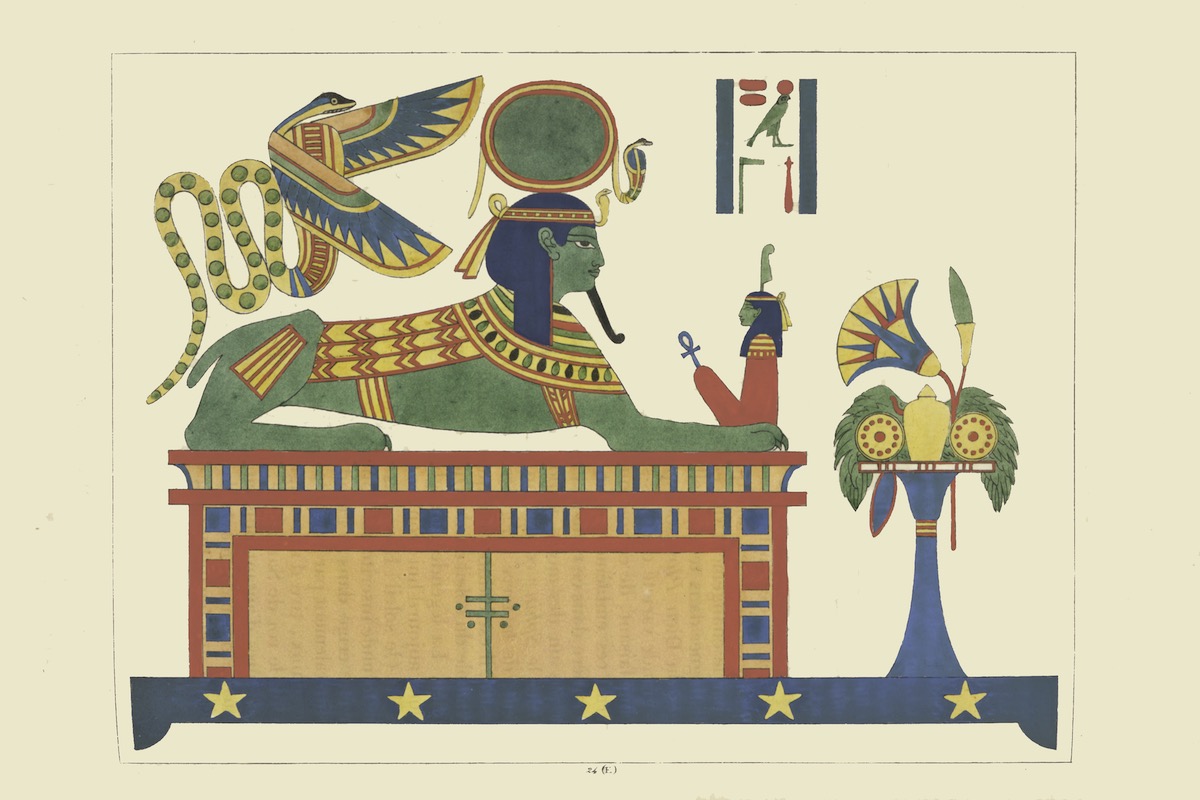 Gorgeous Illustrations from Pantheon in Egyptien by Jean-Francois Champollion and Léon-Jean-Joseph Dubois, 1823