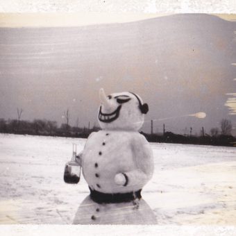 Snowmen and Snow People in Vintage Found Photos