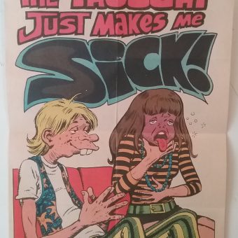 Nasty Valentine Notes by Topps, 1971