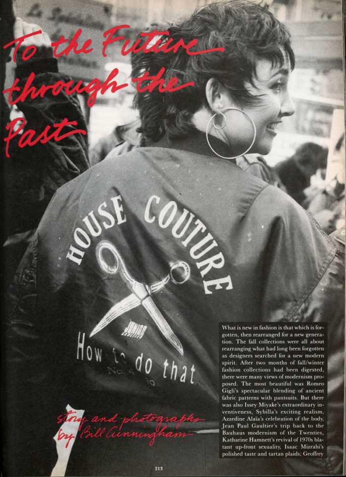 Bill Cunningham for Details Magazine – a 1980s Fashion Archive