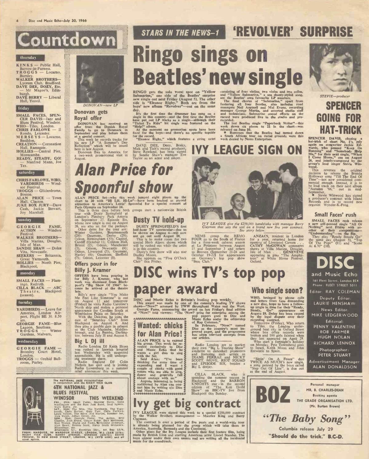 Disc and Music Echo beatles