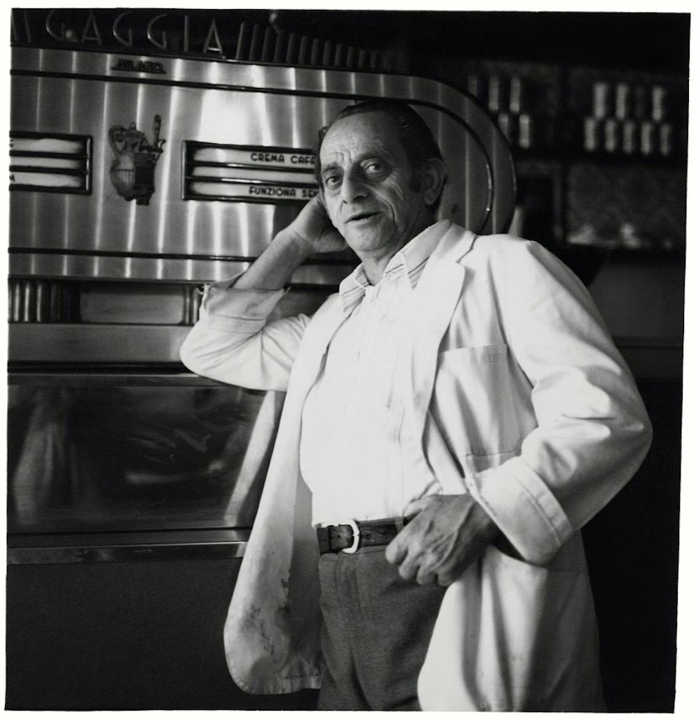 Giuseppe Lanteri, or ‘The Boss’, at Don Camillo Cafe, 215 Victoria Street, West Melbourne, 1981.