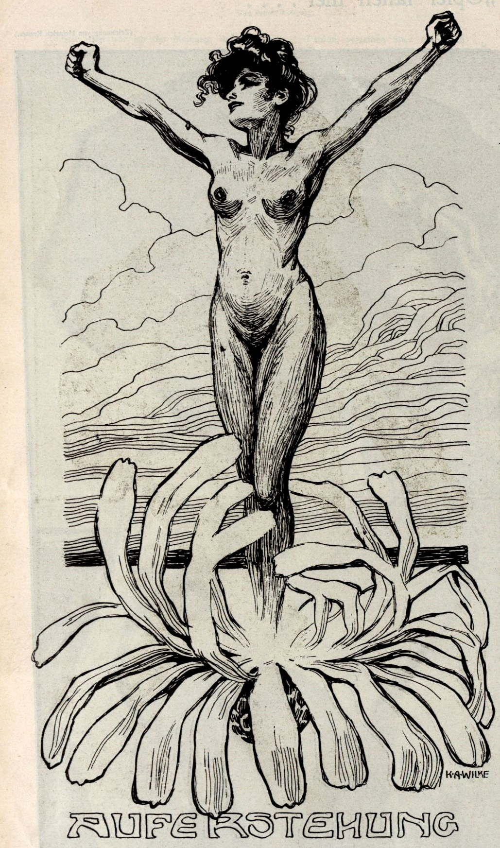 La Resurrección, pintada por Karl Alexander Wilke, 