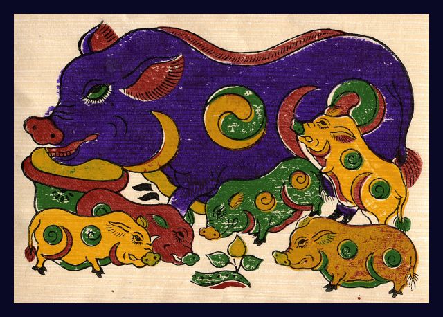 5 ⁄ 12 More details Good luck wish: Lợn âm dương (Yin-yang pig)