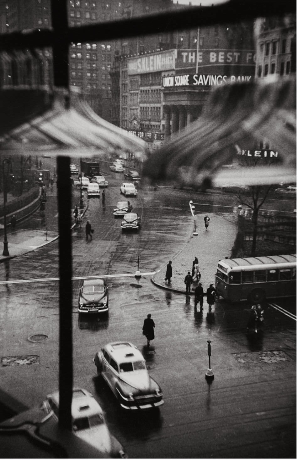 Louis Faurer (United States, 1916-2001) Union Square from Ohrbach's Window, New York, N.Y., 1948-50