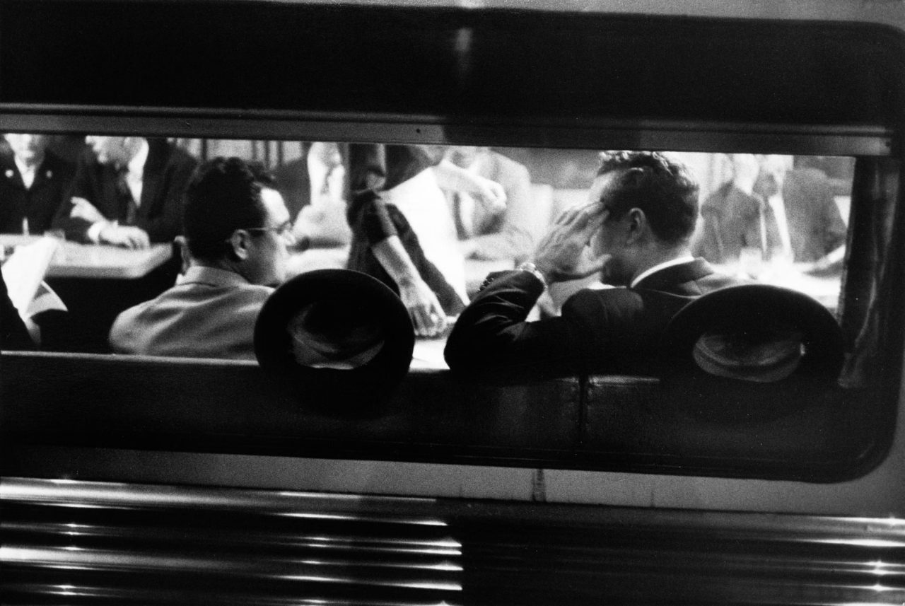 People of Penn Station, NYC in 1958